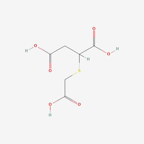 2-(carboxymethylsulfanyl)butanedioic acid (CAS: 99-68-3) - Chemical Structure and Molecular Formula 