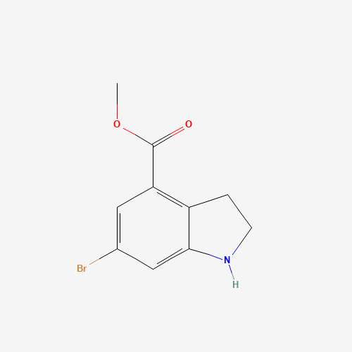 methyl 6-bromo-2,3-dihydro-1H-indole-4-carboxylate (CAS: 1240523-98-1) - Related Chemical Product