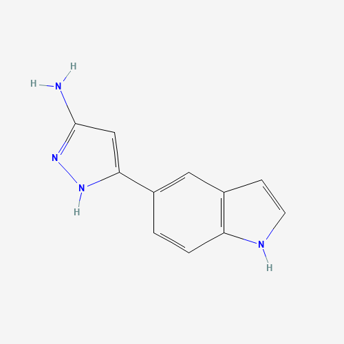 5-(1H-indol-5-yl)-1H-pyrazol-3-amine (CAS: 948883-26-9) - Related Chemical Product