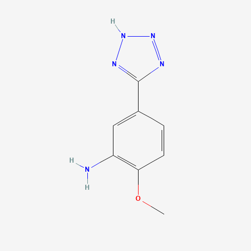 2-methoxy-5-(2H-tetrazol-5-yl)aniline (CAS: 383870-78-8) - Related Chemical Product