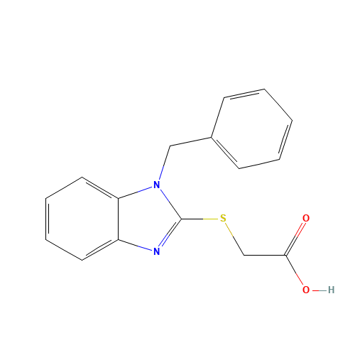 2-(1-benzylbenzimidazol-2-yl)sulfanylacetic acid (CAS: 314036-23-2) - Related Chemical Product