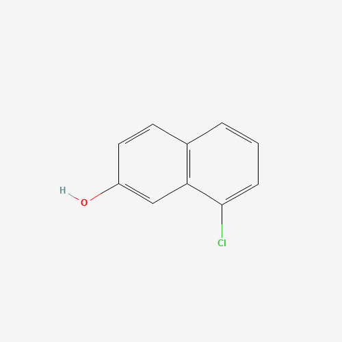 8-chloronaphthalen-2-ol (CAS: 29921-50-4) - Chemical Structure and Molecular Formula 