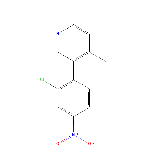 3-(2-chloro-4-nitrophenyl)-4-methylpyridine (CAS: 1357094-82-6) - Related Chemical Product