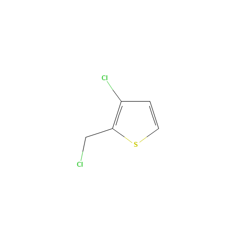3-chloro-2-(chloromethyl)thiophene (CAS: 112433-47-3) - Chemical Structure and Molecular Formula 