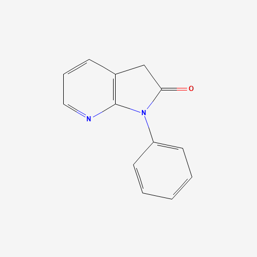 1-phenyl-3H-pyrrolo[2,3-b]pyridin-2-one (CAS: 127555-71-9) - Chemical Structure and Molecular Formula 