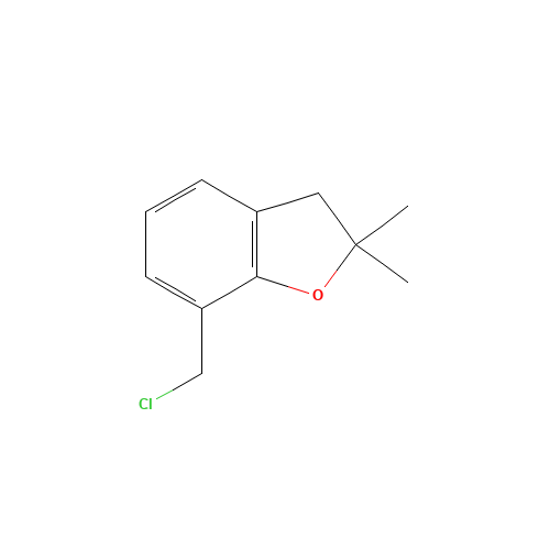 7-(chloromethyl)-2,2-dimethyl-3H-1-benzofuran (CAS: 115070-62-7) - Related Chemical Product