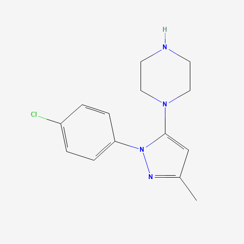 1-[2-(4-chlorophenyl)-5-methylpyrazol-3-yl]piperazine (CAS: 503147-05-5) - Related Chemical Product