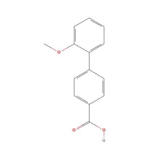 4-(2-methoxyphenyl)benzoic acid (CAS: 5728-32-5) - Chemical Structure and Molecular Formula 