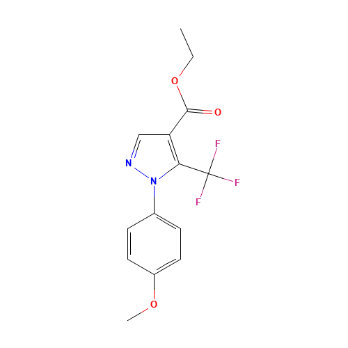 ethyl 1-(4-methoxyphenyl)-5-(trifluoromethyl)pyrazole-4-carboxylate (CAS: 112055-38-6) - Related Chemical Product