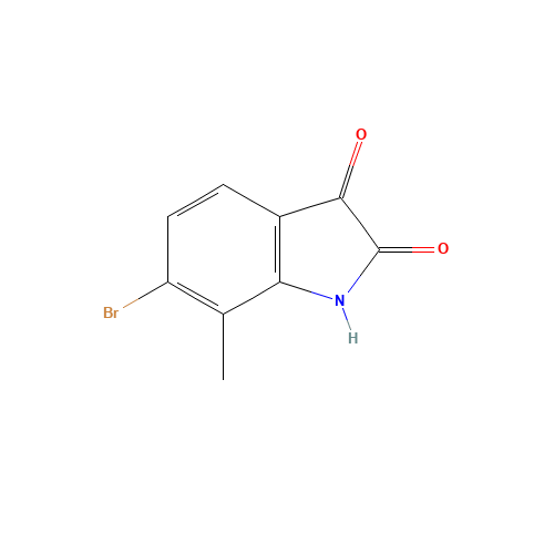 6-bromo-7-methyl-1H-indole-2,3-dione (CAS: 129833-54-1) - Related Chemical Product