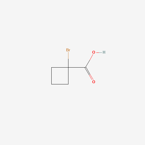 1-bromocyclobutane-1-carboxylic acid (CAS: 32122-23-9) - Chemical Structure and Molecular Formula 