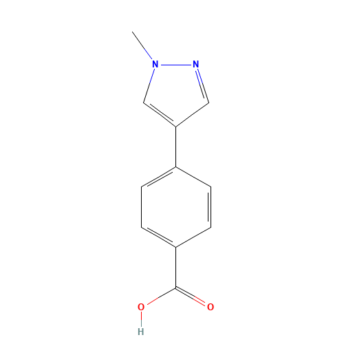 4-(1-methylpyrazol-4-yl)benzoic acid (CAS: 199678-06-3) - Related Chemical Product