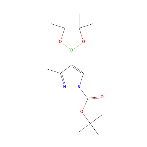 tert-butyl 3-methyl-4-(4,4,5,5-tetramethyl-1,3,2-dioxaborolan-2-yl)pyrazole-1-carboxylate (CAS: 1009071-34-4) - Related Chemical Product