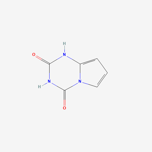 1H-pyrrolo[1,2-a][1,3,5]triazine-2,4-dione (CAS: 54449-30-8) - Chemical Structure and Molecular Formula 