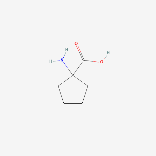 1-aminocyclopent-3-ene-1-carboxylic acid (CAS: 27314-05-2) - Chemical Structure and Molecular Formula 