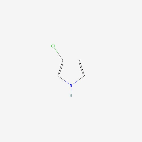 3-chloro-1H-pyrrole (CAS: 69624-11-9) - Chemical Structure and Molecular Formula 