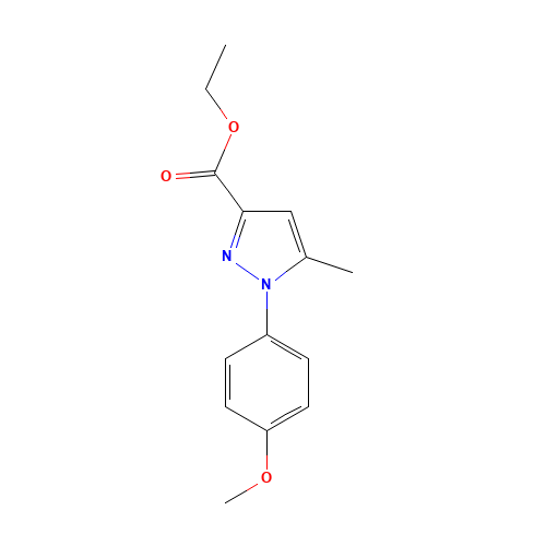 ethyl 1-(4-methoxyphenyl)-5-methylpyrazole-3-carboxylate (CAS: 126068-76-6) - Related Chemical Product