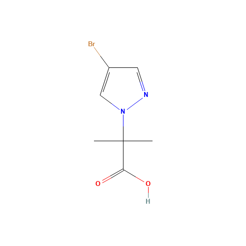 2-(4-bromopyrazol-1-yl)-2-methylpropanoic acid (CAS: 917569-72-3) - Related Chemical Product