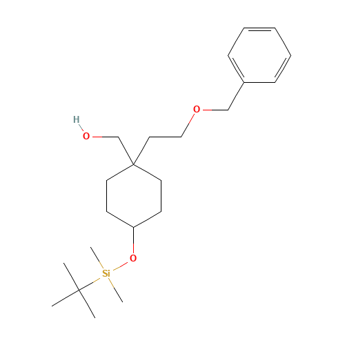 [4-[tert-butyl(dimethyl)silyl]oxy-1-(2-phenylmethoxyethyl)cyclohexyl]methanol (CAS: 943515-16-0) - Related Chemical Product
