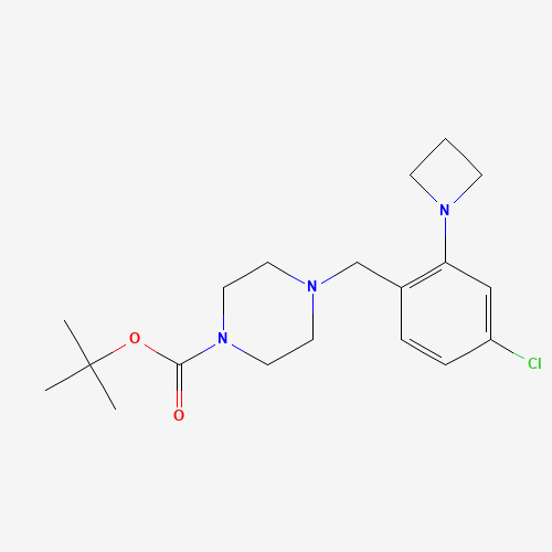 tert-butyl 4-[[2-(azetidin-1-yl)-4-chlorophenyl]methyl]piperazine-1-carboxylate (CAS: 1446819-24-4) - Related Chemical Product