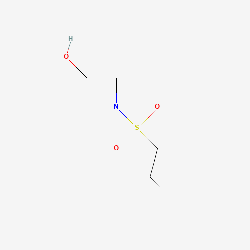 1-propylsulfonylazetidin-3-ol (CAS: 1240297-66-8) - Chemical Structure and Molecular Formula 