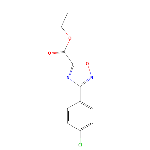 ethyl 3-(4-chlorophenyl)-1,2,4-oxadiazole-5-carboxylate (CAS: 163719-69-5) - Related Chemical Product
