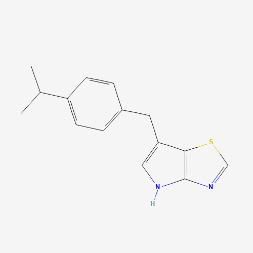 6-[(4-propan-2-ylphenyl)methyl]-4H-pyrrolo[2,3-d][1,3]thiazole (CAS: 1312363-27-1) - Related Chemical Product