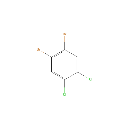 1,2-dibromo-4,5-dichlorobenzene (CAS: 73557-66-1) - Chemical Structure and Molecular Formula 