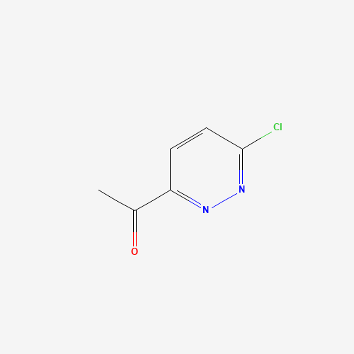 1-(6-chloropyridazin-3-yl)ethanone (CAS: 214701-31-2) - Chemical Structure and Molecular Formula 
