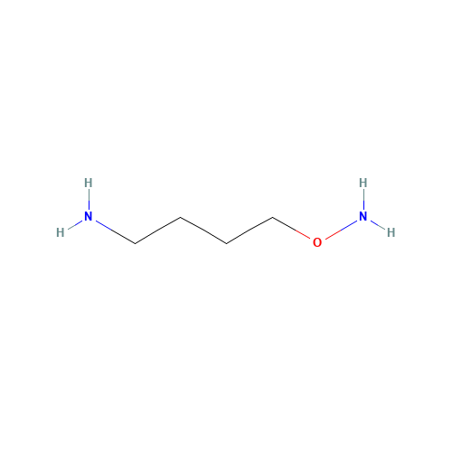 O-(4-aminobutyl)hydroxylamine (CAS: 69182-55-4) - Chemical Structure and Molecular Formula 