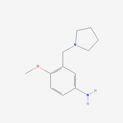4-methoxy-3-(pyrrolidin-1-ylmethyl)aniline (CAS: 51387-93-0) - Related Chemical Product