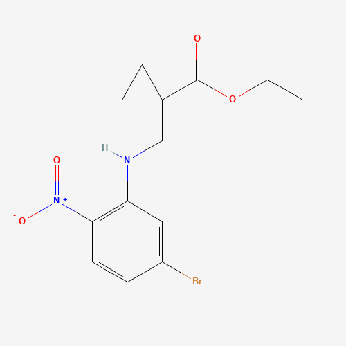 ethyl 1-[(5-bromo-2-nitroanilino)methyl]cyclopropane-1-carboxylate (CAS: 1407833-80-0) - Related Chemical Product