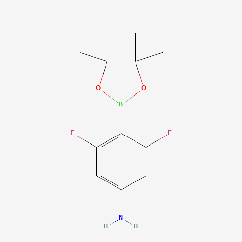3,5-difluoro-4-(4,4,5,5-tetramethyl-1,3,2-dioxaborolan-2-yl)aniline (CAS: 1231892-38-8) - Related Chemical Product