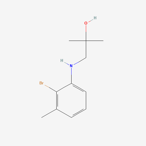 1-(2-bromo-3-methylanilino)-2-methylpropan-2-ol (CAS: 1319197-28-8) - Related Chemical Product