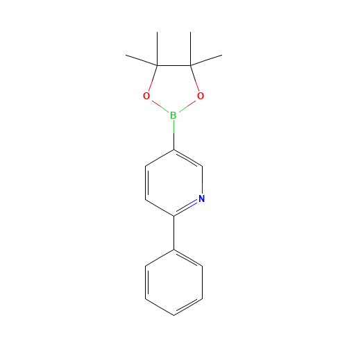 2-phenyl-5-(4,4,5,5-tetramethyl-1,3,2-dioxaborolan-2-yl)pyridine (CAS: 879291-27-7) - Related Chemical Product