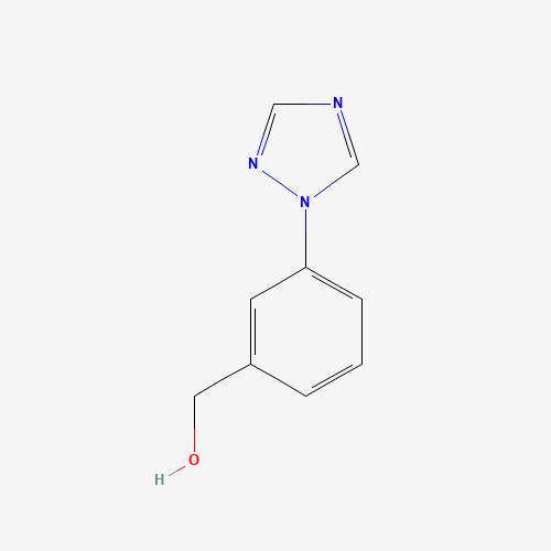 [3-(1,2,4-triazol-1-yl)phenyl]methanol (CAS: 868755-55-9) - Chemical Structure and Molecular Formula 