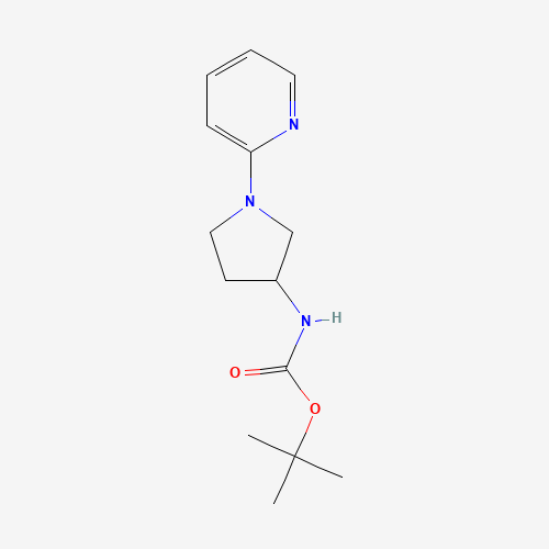tert-butyl N-(1-pyridin-2-ylpyrrolidin-3-yl)carbamate (CAS: 1029715-19-2) - Related Chemical Product