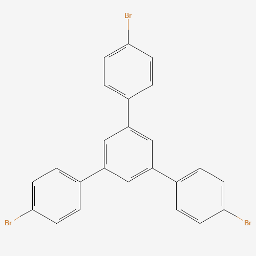 1,3,5-tris(4-bromophenyl)benzene (CAS: 7511-49-1) - Chemical Structure and Molecular Formula 