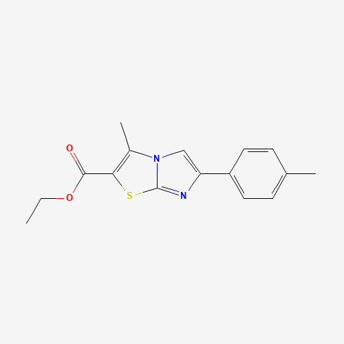 ethyl 3-methyl-6-(4-methylphenyl)imidazo[2,1-b][1,3]thiazole-2-carboxylate (CAS: 940616-19-3) - Related Chemical Product