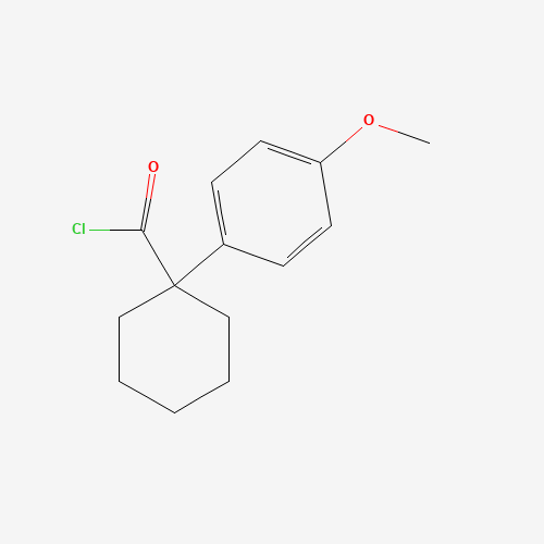 1-(4-methoxyphenyl)cyclohexane-1-carbonyl chloride (CAS: 676348-47-3) - Related Chemical Product