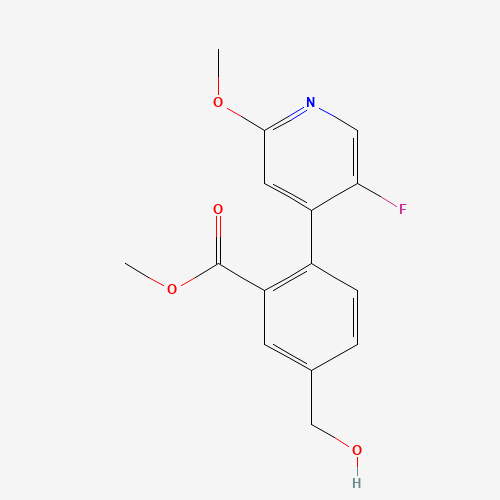 methyl 2-(5-fluoro-2-methoxypyridin-4-yl)-5-(hydroxymethyl)benzoate (CAS: 1142232-41-4) - Related Chemical Product