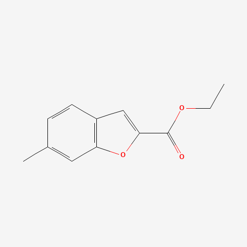 ethyl 6-methyl-1-benzofuran-2-carboxylate (CAS: 53715-89-2) - Chemical Structure and Molecular Formula 