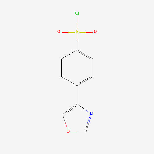 4-(1,3-oxazol-4-yl)benzenesulfonyl chloride (CAS: 954368-94-6) - Chemical Structure and Molecular Formula 