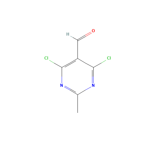 4,6-dichloro-2-methylpyrimidine-5-carbaldehyde (CAS: 14160-91-9) - Chemical Structure and Molecular Formula 