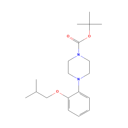 tert-butyl 4-[2-(2-methylpropoxy)phenyl]piperazine-1-carboxylate (CAS: 444582-84-7) - Related Chemical Product