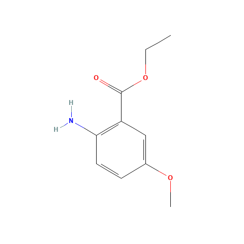 ethyl 2-amino-5-methoxybenzoate (CAS: 64018-98-0) - Chemical Structure and Molecular Formula 