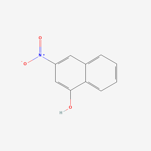 3-nitronaphthalen-1-ol (CAS: 19256-80-5) - Chemical Structure and Molecular Formula 