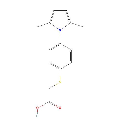 2-[4-(2,5-dimethylpyrrol-1-yl)phenyl]sulfanylacetic acid (CAS: 131817-93-1) - Related Chemical Product