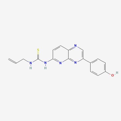 1-[3-(4-oxocyclohexa-2,5-dien-1-ylidene)-4H-pyrido[2,3-b]pyrazin-6-yl]-3-prop-2-enylthiourea (CAS: 800394-83-6) - Related Chemical Product