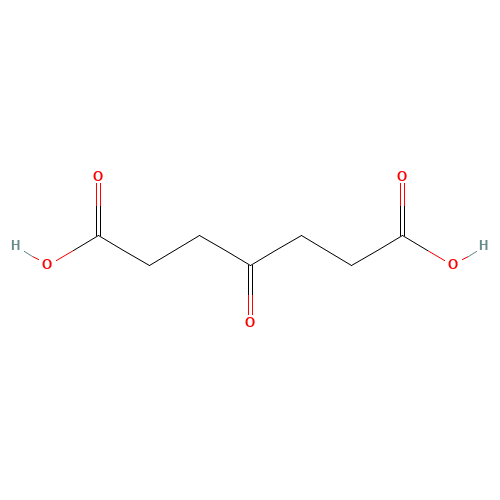 4-oxoheptanedioic acid (CAS: 502-50-1) - Chemical Structure and Molecular Formula 